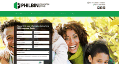 Desktop Screenshot of philbininsurancegroup.com